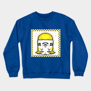 Psychodelic Yellow Crewneck Sweatshirt